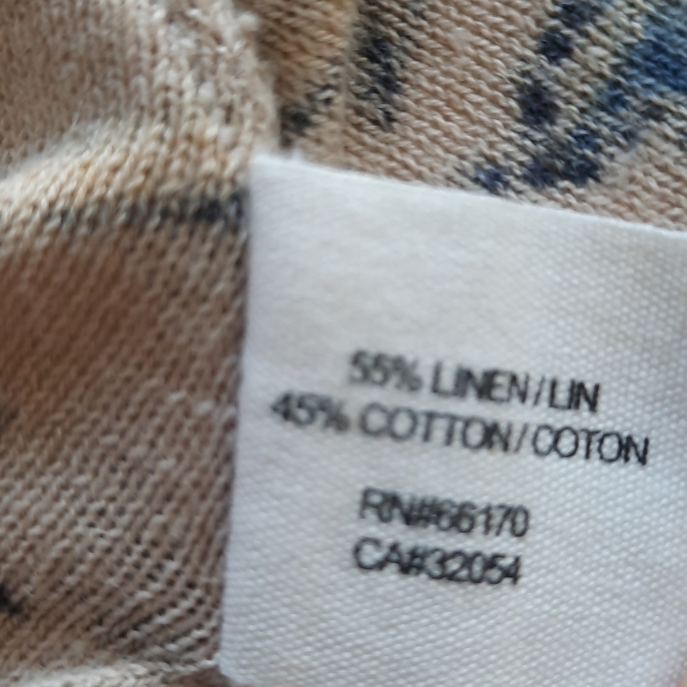 Anthropologie Guinevere cardigan beige blue xs - Picture 5 of 10